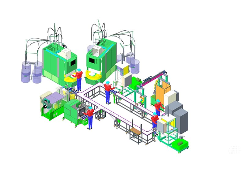 Three-Phase Industrial Motor Production Line - GMW