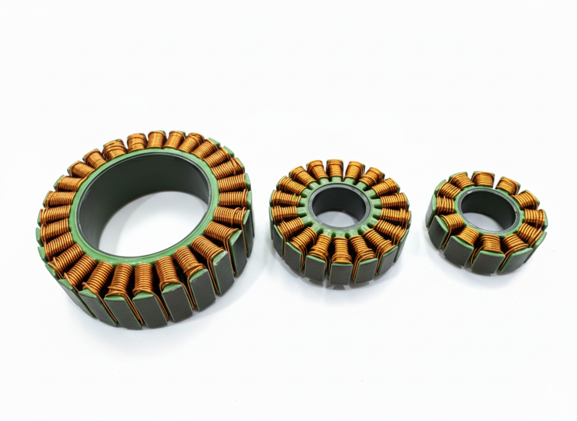Miniaturized Stator for UAV Drone Motor.