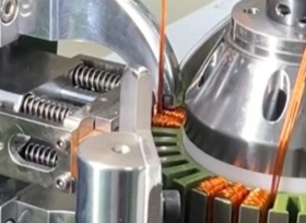 Multi-wire winding process under a 75% slot fill factor