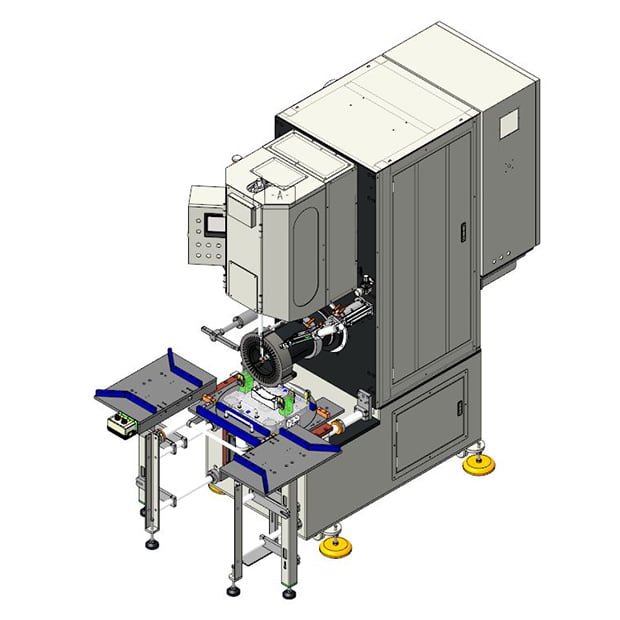 Horizontal Servo-Controlled Stator Coil Lacing Machine GMW L-7A